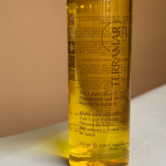 Terramar Hair Terramar 3 In Hair Oil With Argan Macadamia And Tahitian Monoi Oil Extracts